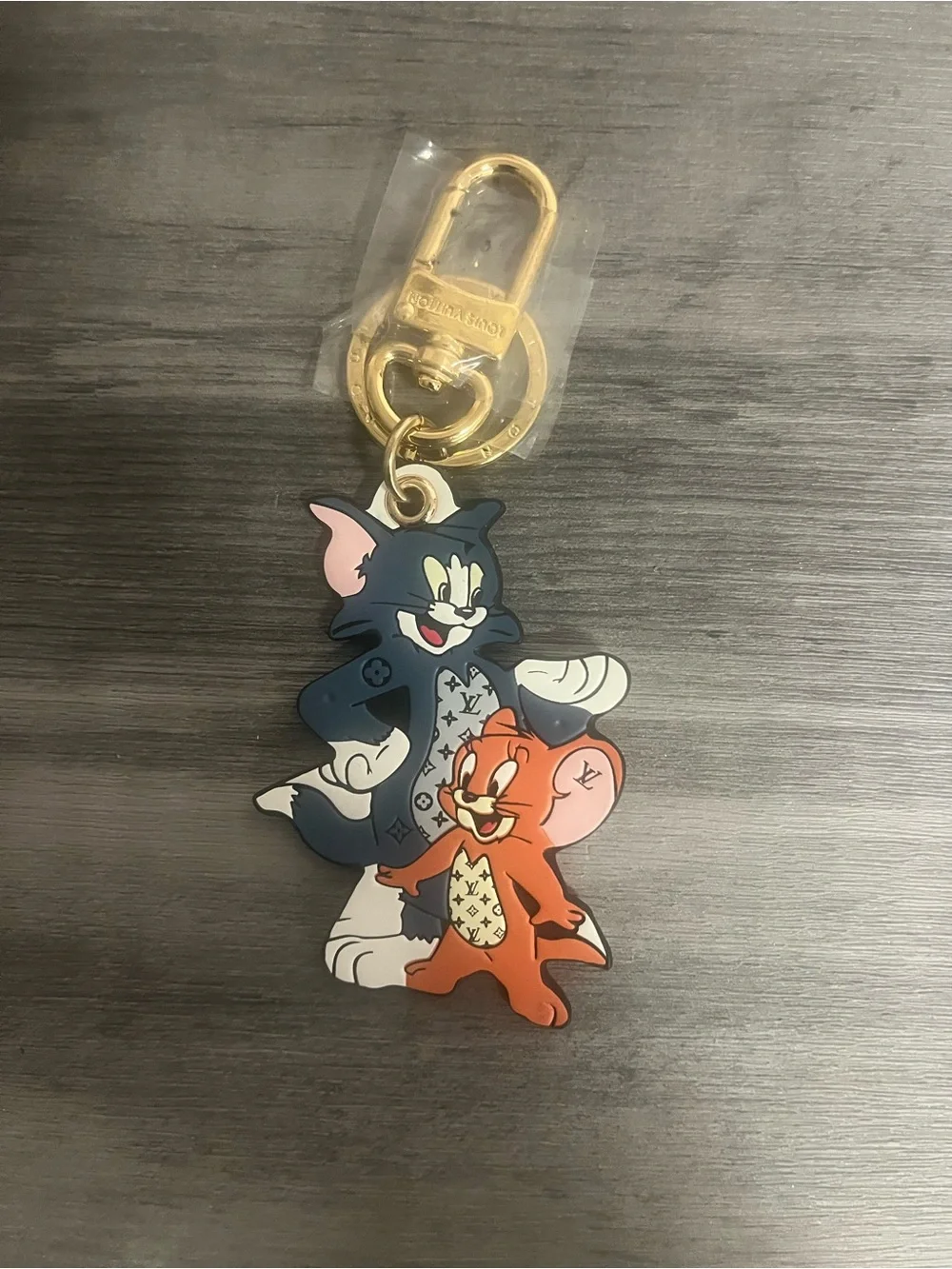 Cat Mouse Keychain Character